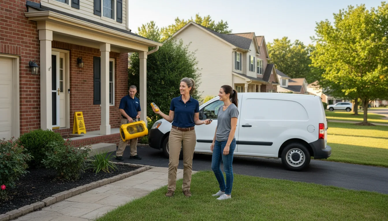 Residential water damage restoration in Cottonwood Heights, UT